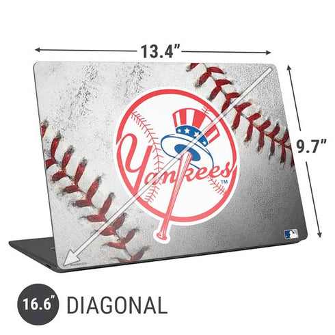 MLB New York Yankees Game Ball Universal Laptop 16.6in (13.4 x 9.7in) Skin